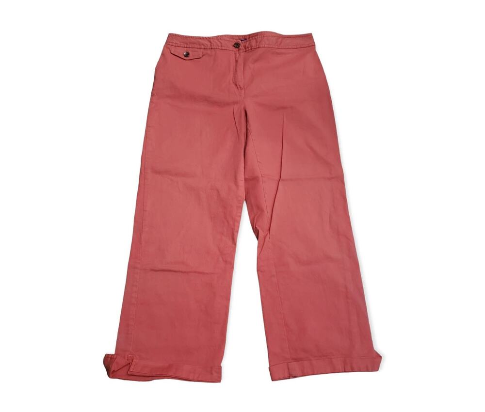JH Collectibles Stretch Coral / Pink Stretch Capri Slacks / Pants | Size 12